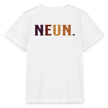 9. Geburtstag Kindergeburtstag  - Stanley/Stella Kinder T-Shirt MINI CREATOR  - Weiß - Vorne - Maike (125cm)