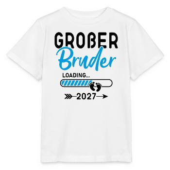 Grosser_Bruder_Loading_2027_12 - Stanley/Stella Kinder T-Shirt MINI CREATOR  - Weiß - Vorne - Maike (125cm)