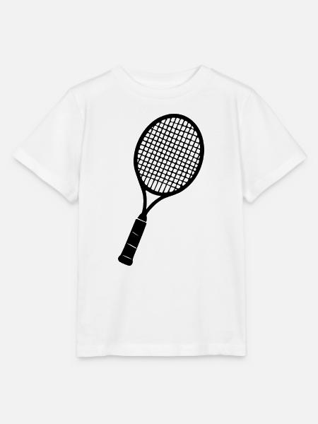Badminton_Schlaeger_Geschenk_Badminton_Spieler - Stanley/Stella Kinder T-Shirt MINI CREATOR  - Weiß