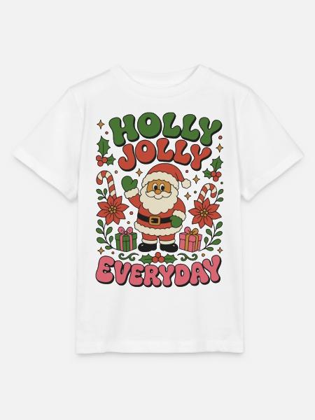 Holly Jolly Everyday - Stanley/Stella Kinder T-Shirt MINI CREATOR - Weiß