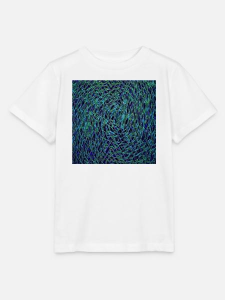 Kaleido Neon Muster - Stanley/Stella Kinder T-Shirt MINI CREATOR - Weiß