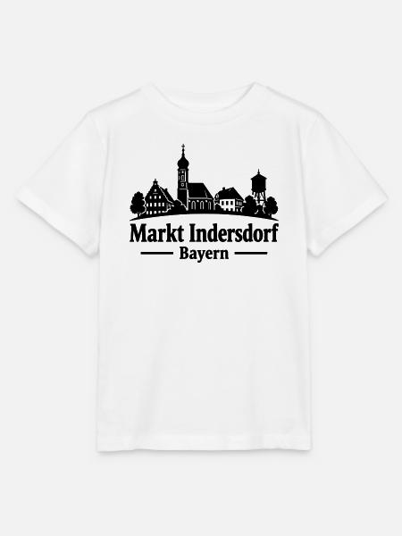 Markt Indersdorf Bayern Silhouette - Stanley/Stella Kinder T-Shirt MINI CREATOR - Weiß