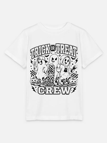 Trick or Treat Crew - Stanley/Stella Kinder T-Shirt MINI CREATOR  - Weiß