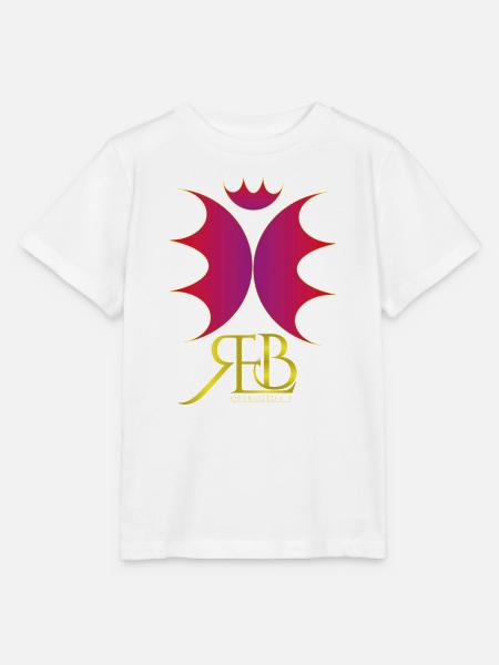 EBR Oversized Logo Gradient - Stanley/Stella Kinder T-Shirt MINI CREATOR  - Weiß