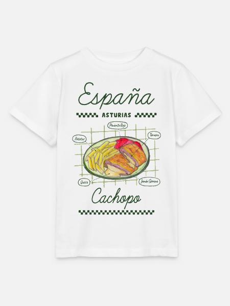 Asturischer Cachopo - Stanley/Stella Kinder T-Shirt MINI CREATOR  - Weiß