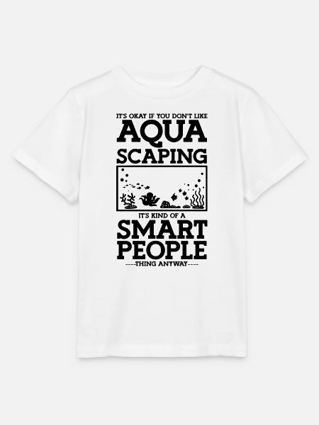 Aquarist Aquascaping Humor - Stanley/Stella Kinder T-Shirt MINI CREATOR - Weiß