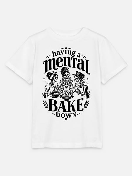 Mental Bake Down - Stanley/Stella Kinder T-Shirt MINI CREATOR - Weiß