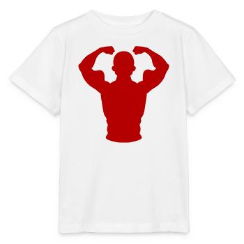 Crimson Flex Silhouette - Stanley/Stella Kinder T-Shirt MINI CREATOR  - Weiß - Vorne - Maike (125cm)