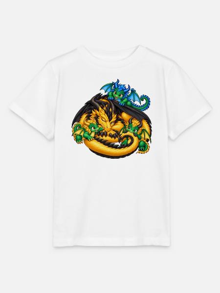 Drachenpapa – Papa braucht eine Pause - Stanley/Stella Kinder T-Shirt MINI CREATOR - Weiß