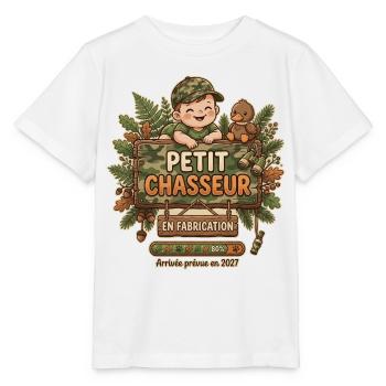 Kleiner Jäger - Stanley/Stella Kinder T-Shirt MINI CREATOR  - Weiß - Vorne - Maike (125cm)