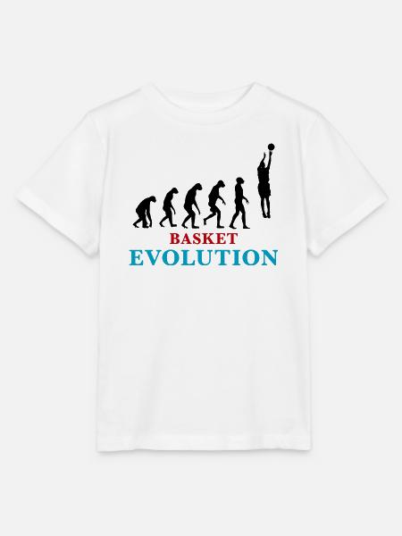 Entwicklung des Basketballs - Stanley/Stella Kinder T-Shirt MINI CREATOR  - Weiß