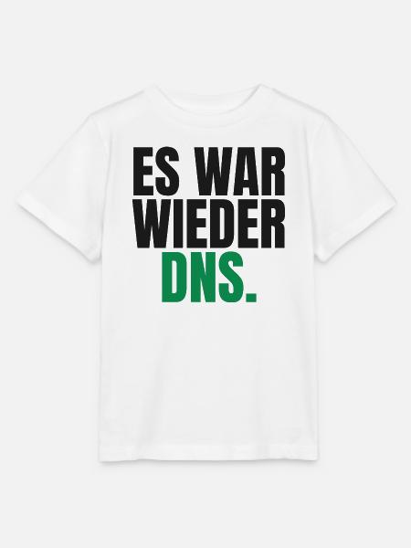 Es war wieder DNS - Stanley/Stella Kinder T-Shirt MINI CREATOR - Weiß