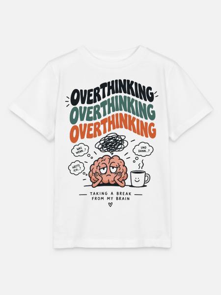 Überdenken-Pause Gehirnhumor - Stanley/Stella Kinder T-Shirt MINI CREATOR  - Weiß