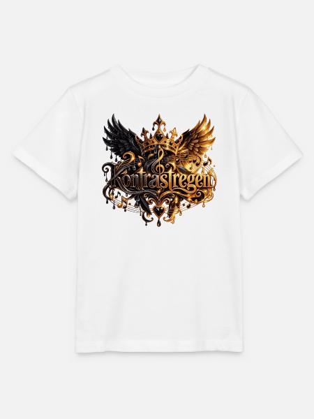 Königlicher Kontrastregen - Stanley/Stella Kinder T-Shirt MINI CREATOR  - Weiß
