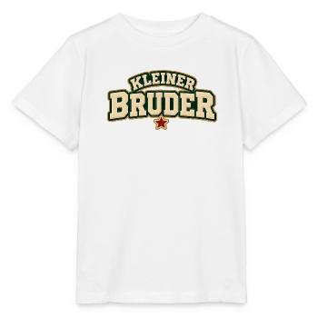 Kleiner Bruder Geschwistershirt - Stanley/Stella Kinder T-Shirt MINI CREATOR  - Weiß - Vorne - Maike (125cm)