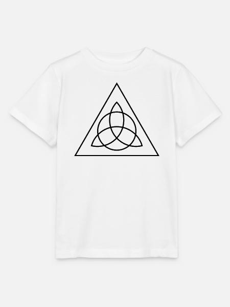 Symbol des heiligen Geometrie-Dreiecks - Stanley/Stella Kinder T-Shirt MINI CREATOR - Weiß