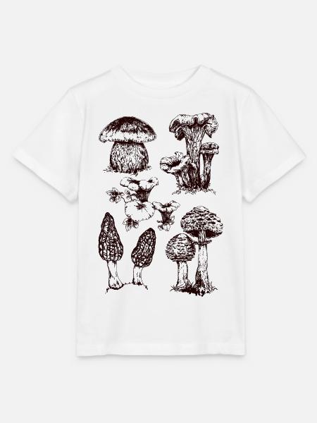Champignons - Stanley/Stella Kinder T-Shirt MINI CREATOR - Weiß