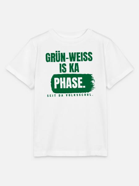 Grün-Weiß is ka Phase - Stanley/Stella Kinder T-Shirt MINI CREATOR  - Weiß