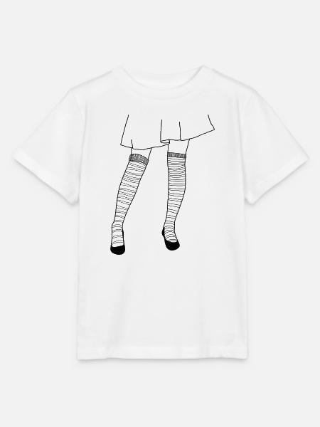 Ringelsocken - Stanley/Stella Kinder T-Shirt MINI CREATOR - Weiß