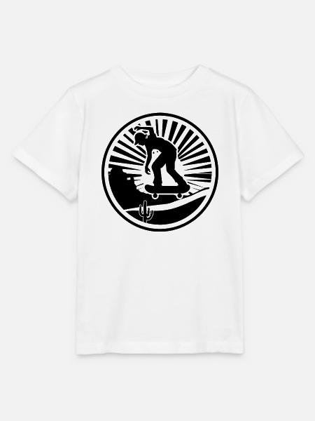 Skateboarding Grafik - Stanley/Stella Kinder T-Shirt MINI CREATOR - Weiß