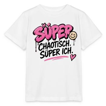 Super Chaotisch, Super Ich - Stanley/Stella Kinder T-Shirt MINI CREATOR  - Weiß - Vorne - Maike (125cm)