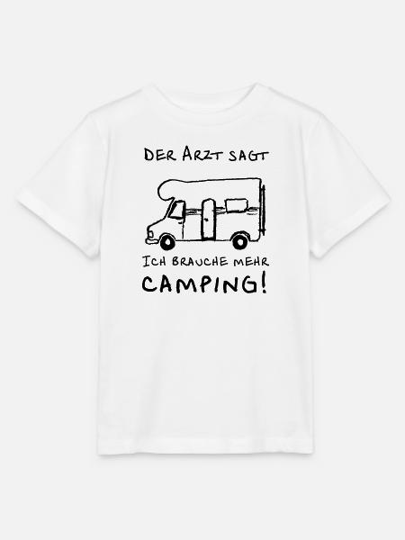 der arzt sagt wohnmobil - Stanley/Stella Kinder T-Shirt MINI CREATOR - Weiß