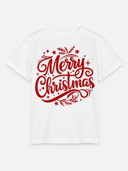 Frohe Weihnachten - Stanley/Stella Kinder T-Shirt MINI CREATOR - Weiß
