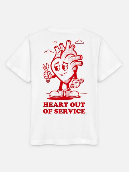 Herz außer Betrieb - Stanley/Stella Kinder T-Shirt MINI CREATOR - Weiß