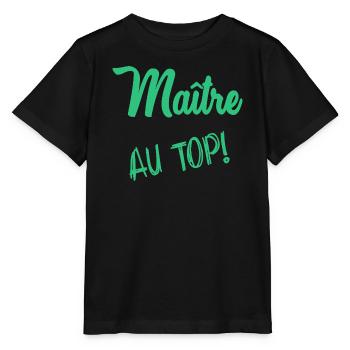 MASTER - Stanley/Stella MINI CREATOR Kids’ T-Shirt - black - Front - Mikhail (115cm)