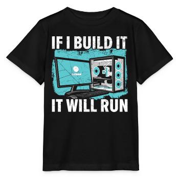 Sie haben den Link angeklickt, oder? - Stanley/Stella Kinder T-Shirt MINI CREATOR  - Schwarz - Vorne - Mikhail (115cm)