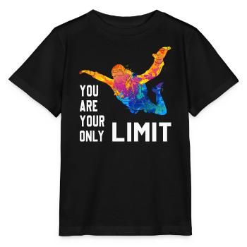 Skydive Fallschirmspringer Skydiver Freifall - Stanley/Stella Kinder T-Shirt MINI CREATOR  - Schwarz - Vorne - Mikhail (115cm)