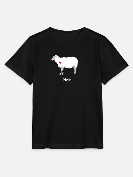 Schaf Moin ausgeschlafen? Deichschaf Schafe zählen - Stanley/Stella Kinder T-Shirt MINI CREATOR - Schwarz