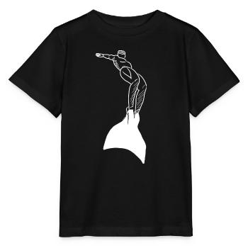 Apnoe 002 white - Stanley/Stella Kinder T-Shirt MINI CREATOR  - Schwarz - Vorne - Mikhail (115cm)