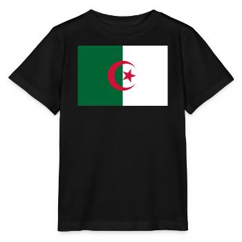 Algerien - Stanley/Stella Kinder T-Shirt MINI CREATOR  - Schwarz - Vorne - Mikhail (115cm)
