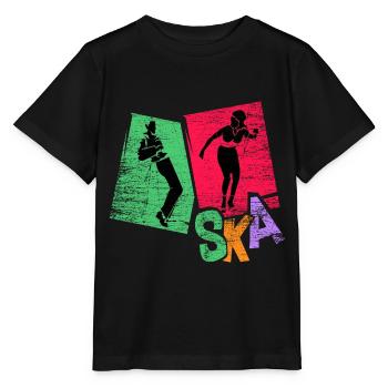 Grooviger Ska Trompetensound - Stanley/Stella Kinder T-Shirt MINI CREATOR  - Schwarz - Vorne - Mikhail (115cm)