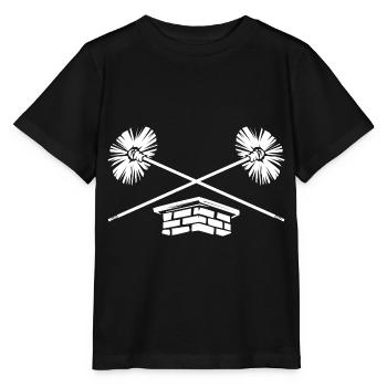 Flinker Schornsteinfeger Glücksbringer - Stanley/Stella Kinder T-Shirt MINI CREATOR  - Schwarz - Vorne - Mikhail (115cm)