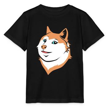 Akita Inu Japanischer Hunderasse Köter Hundekopf - Stanley/Stella Kinder T-Shirt MINI CREATOR  - Schwarz - Vorne - Mikhail (115cm)
