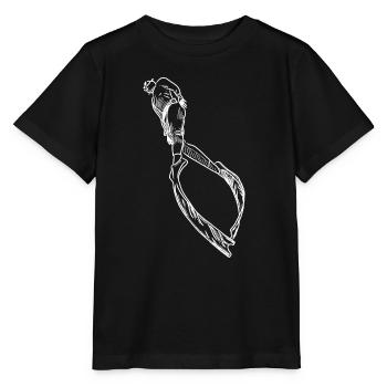 Apnoe 001 white - Stanley/Stella Kinder T-Shirt MINI CREATOR  - Schwarz - Vorne - Mikhail (115cm)