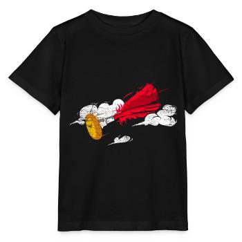 Flinker Indiaca Turnierspieler - Stanley/Stella Kinder T-Shirt MINI CREATOR  - Schwarz - Vorne - Mikhail (115cm)