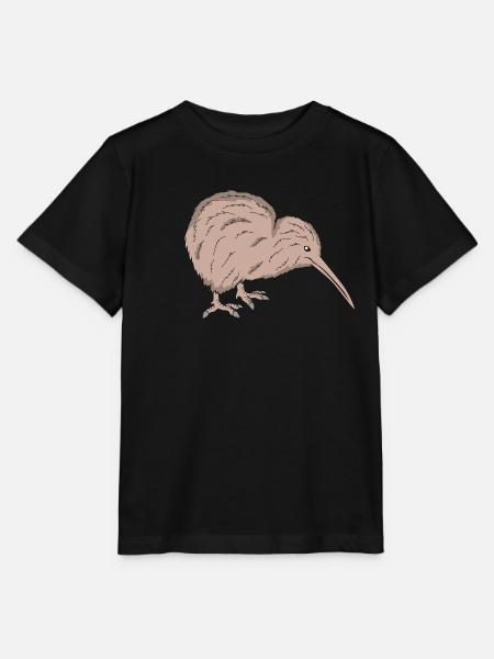 Kiwi Vogel - Stanley/Stella Kinder T-Shirt MINI CREATOR - Schwarz