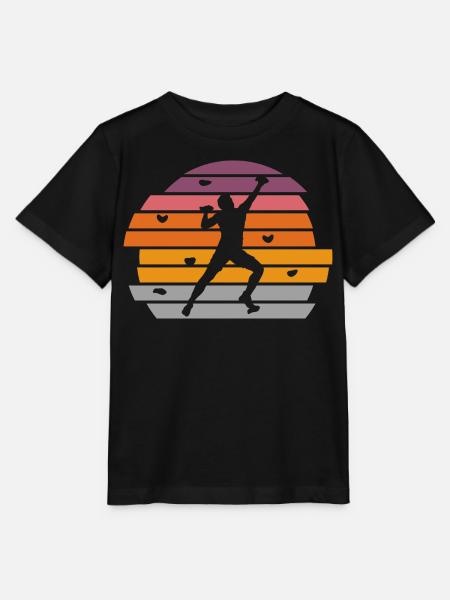 Klettern Boulder Bouldern Bergsteiger - Stanley/Stella Kinder T-Shirt MINI CREATOR - Schwarz
