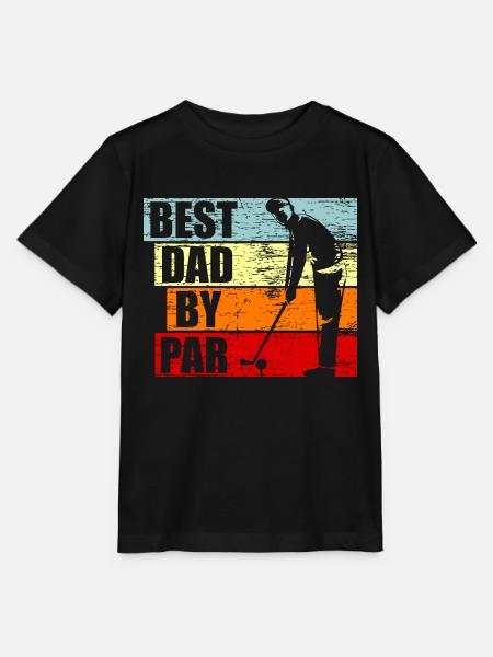 Golfer Dad Golf Papa Funny Father's Day - Stanley/Stella Kinder T-Shirt MINI CREATOR  - Schwarz
