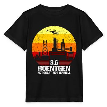 Roentgen Not Great Not Terrible Röntgen 3.6 1986 - Stanley/Stella Kinder T-Shirt MINI CREATOR  - Schwarz - Vorne - Mikhail (115cm)