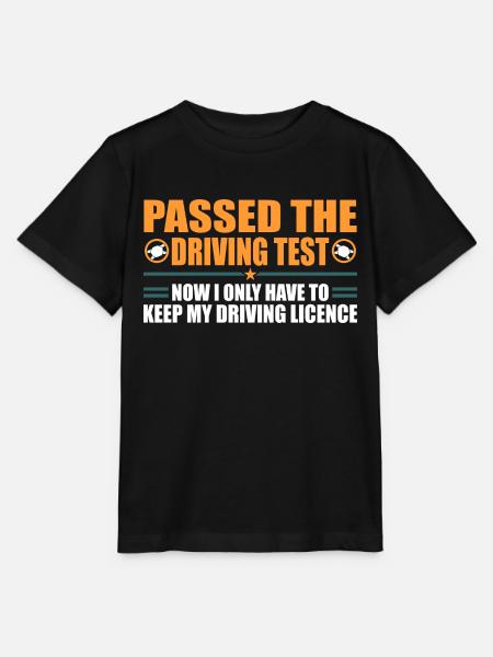 Driving Test Driving Licence - Stanley/Stella Kinder T-Shirt MINI CREATOR - Schwarz