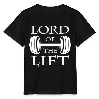 dumbbell - Stanley/Stella MINI CREATOR Kids’ T-Shirt - black - Front - Mikhail (115cm)