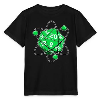 Würfel - Stanley/Stella Kinder T-Shirt MINI CREATOR  - Schwarz - Vorne - Mikhail (115cm)