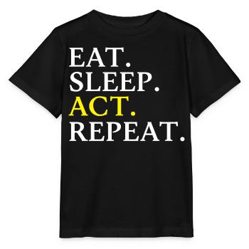 Schauspielen Darsteller Schauspieler - Stanley/Stella Kinder T-Shirt MINI CREATOR  - Schwarz - Vorne - Mikhail (115cm)