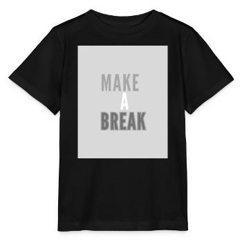 Pause - Stanley/Stella Kinder T-Shirt MINI CREATOR  - Schwarz - Vorne - Mikhail (115cm)