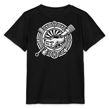 Car Tuning Logo - Stanley/Stella MINI CREATOR Kids’ T-Shirt - black - Front - Mikhail (115cm)