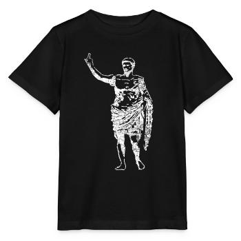 Genialer Cäsar Römisches Reich - Stanley/Stella Kinder T-Shirt MINI CREATOR  - Schwarz - Vorne - Mikhail (115cm)